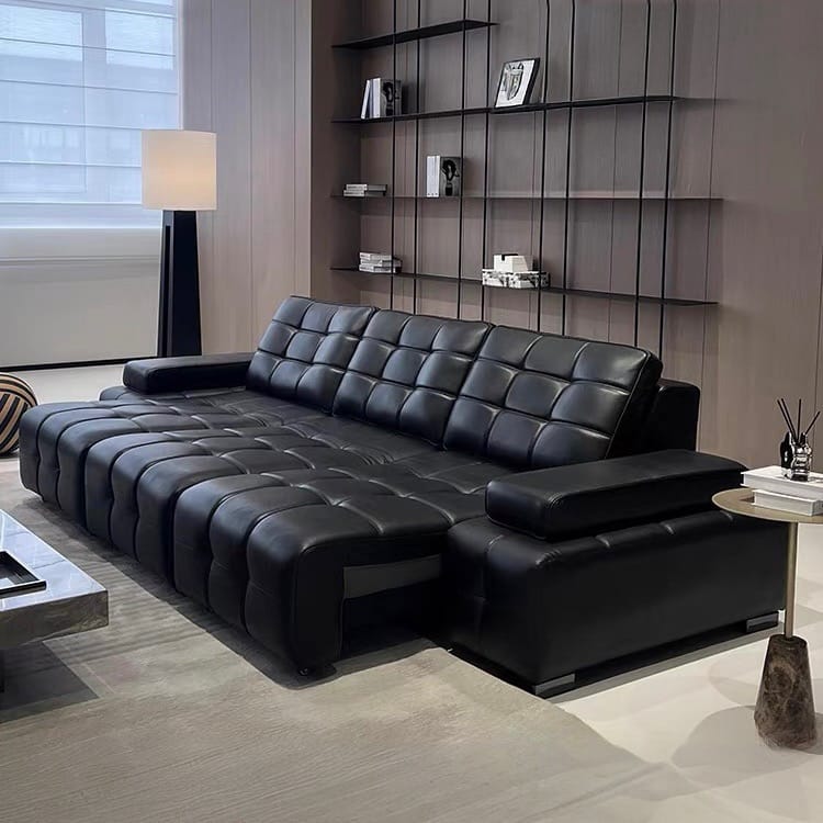 Home Atelier Thomson Scratch Resistant Electric Motorized Leather Sofa Bed (Copy)