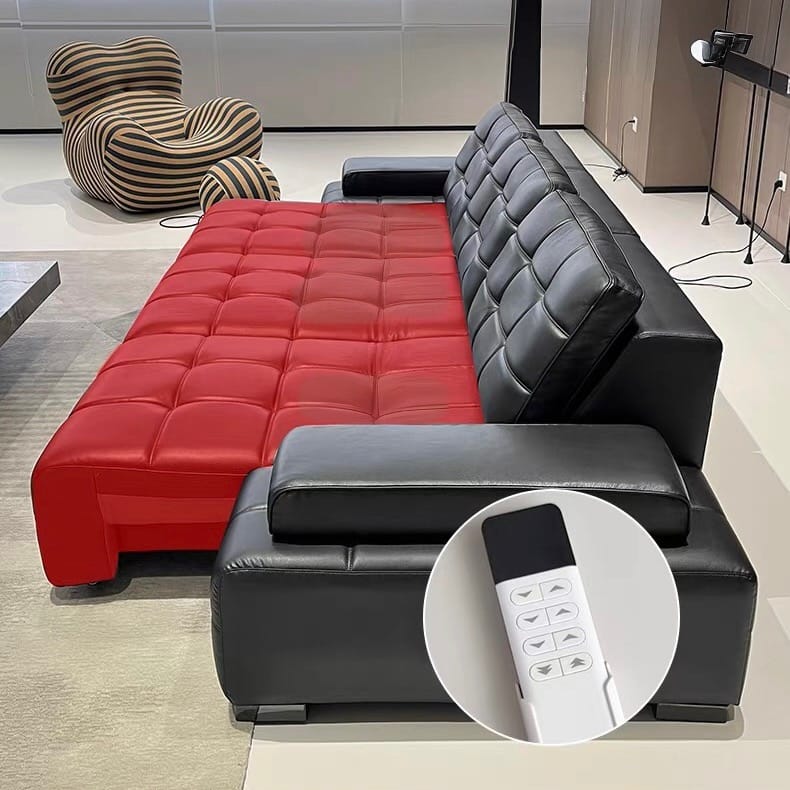 Home Atelier Thomson Scratch Resistant Electric Motorized Leather Sofa Bed (Copy)