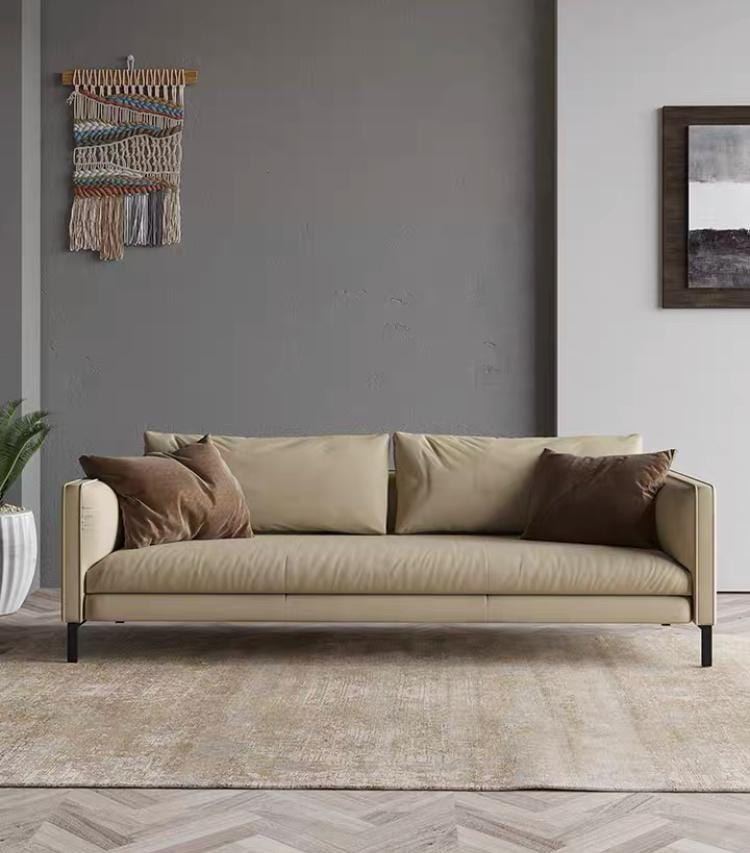 Home Atelier Timothy Genuine Leather Sofa