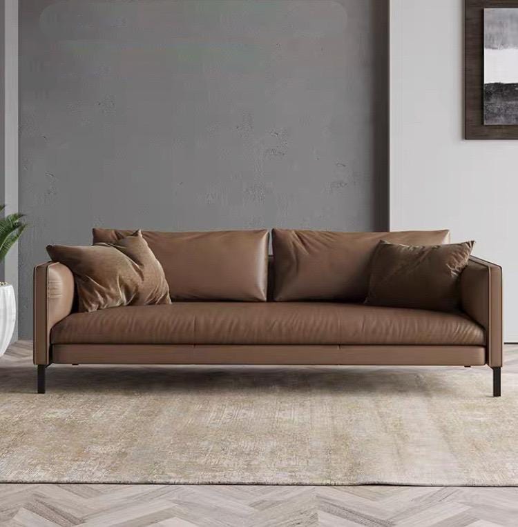 Home Atelier Timothy Genuine Leather Sofa