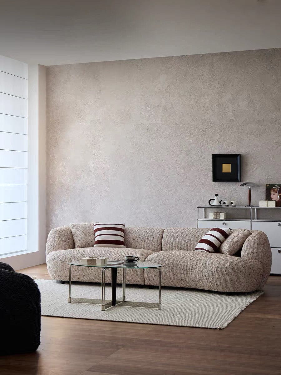 Home Atelier Tusca Performance Boucle Sectional Curve Sofa