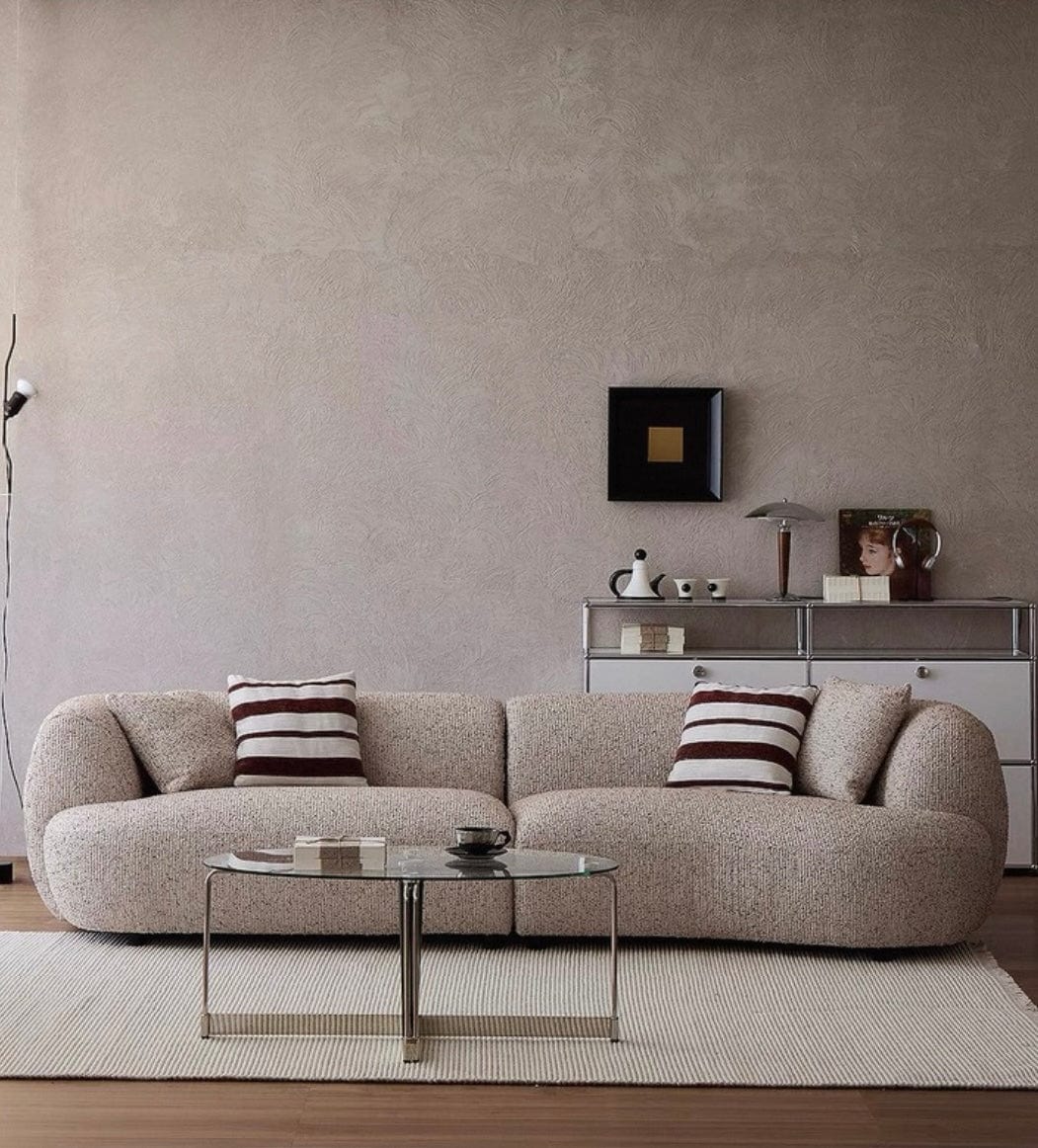 Home Atelier Tusca Performance Boucle Sectional Curve Sofa
