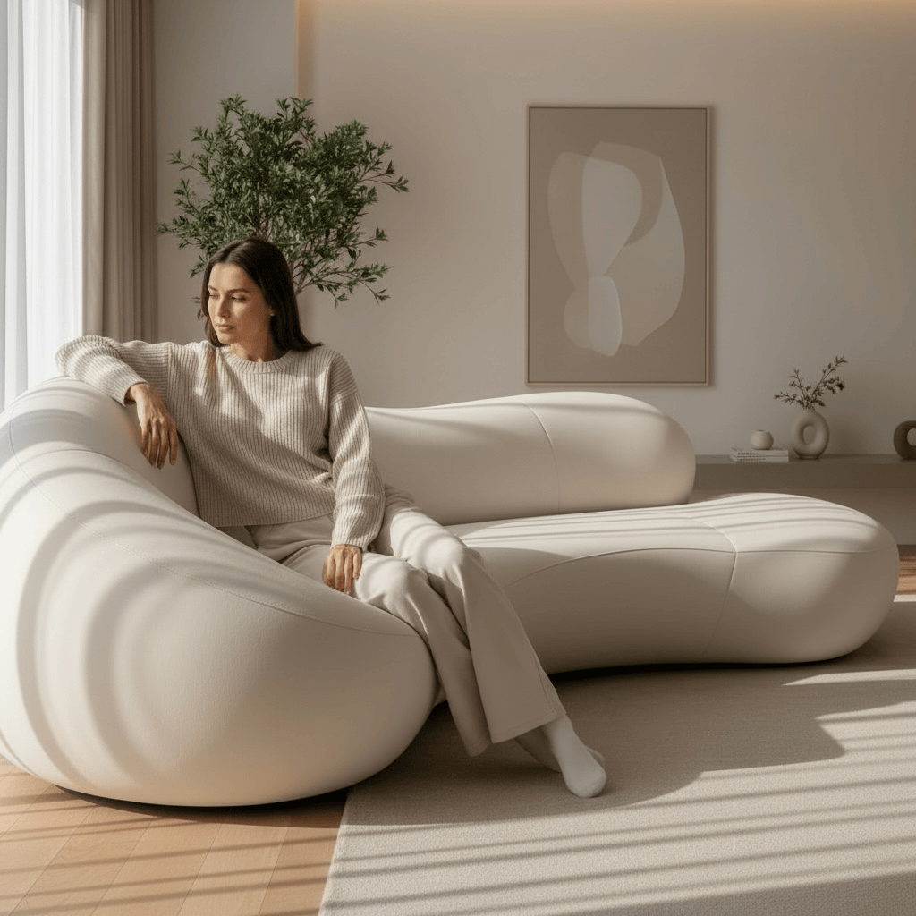 Home Atelier Venico Performance Boucle Curve Sofa (Copy)