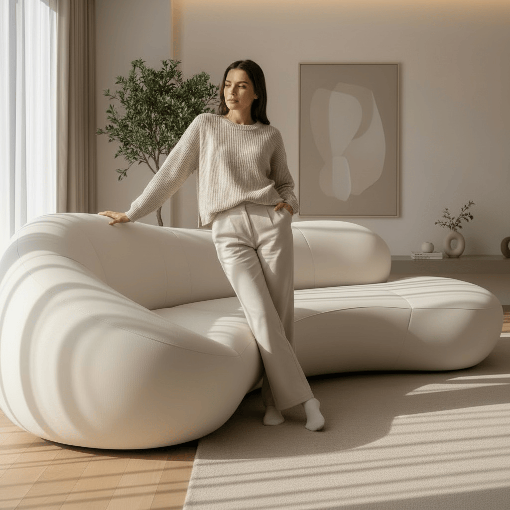 Home Atelier Venico Performance Boucle Curve Sofa (Copy)