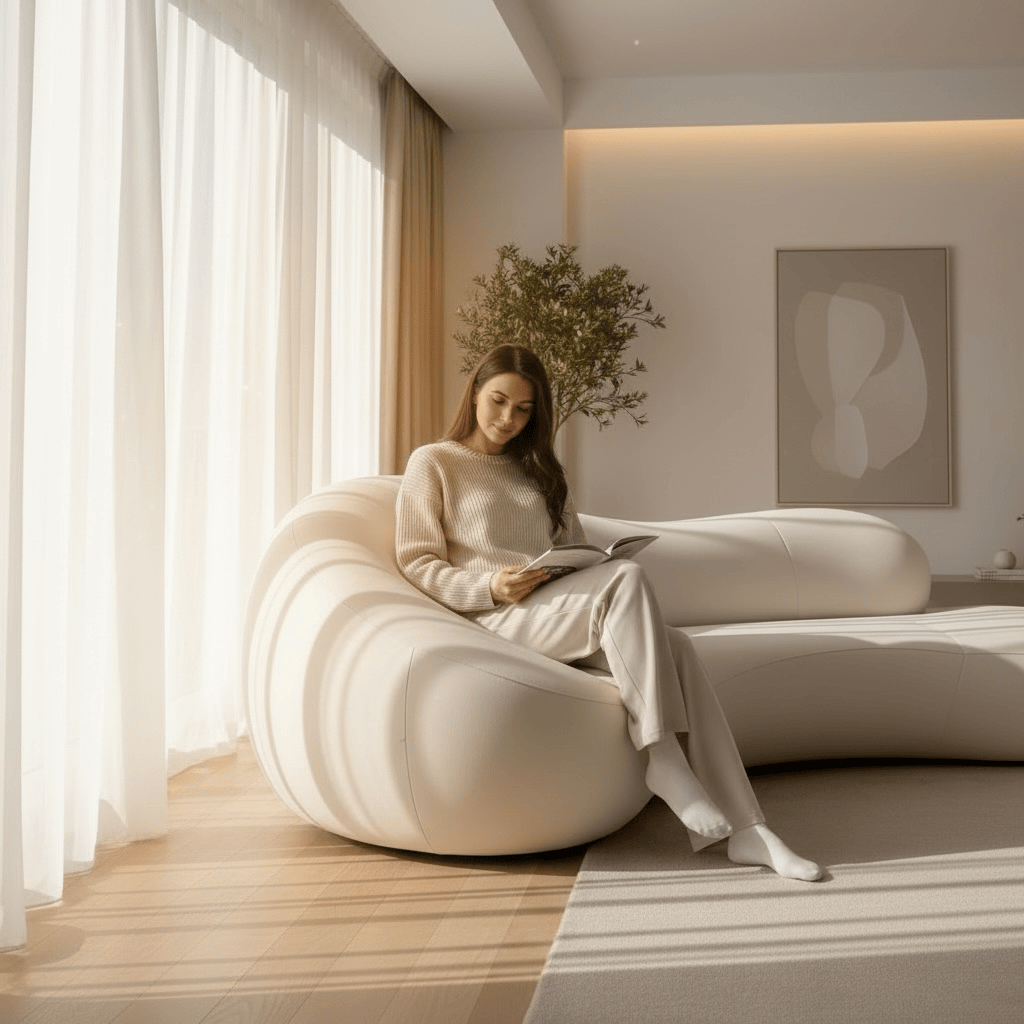 Home Atelier Venico Performance Boucle Curve Sofa (Copy)
