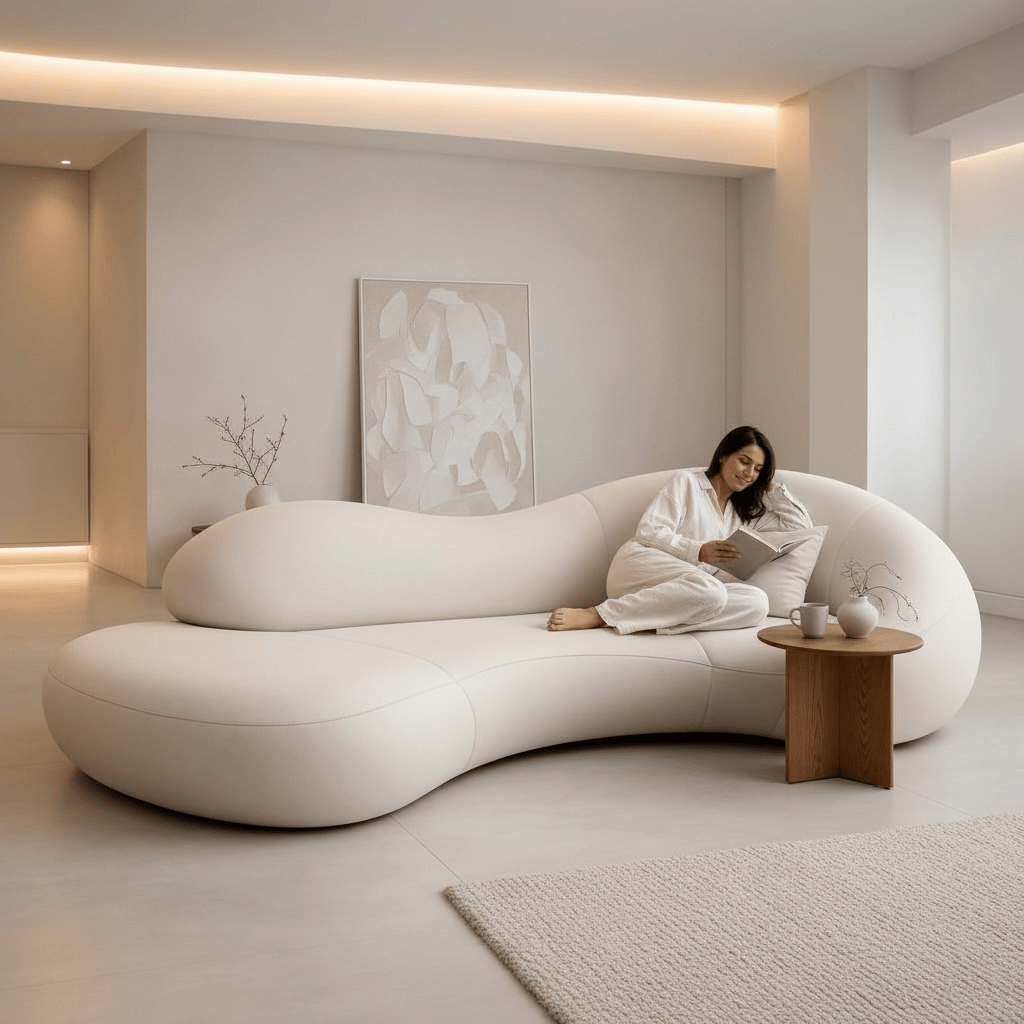 Home Atelier Venico Performance Boucle Curve Sofa (Copy)