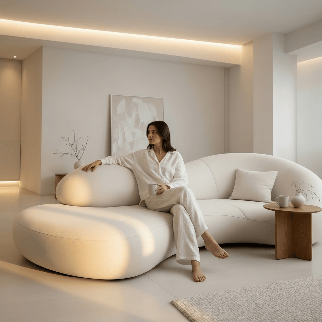 Home Atelier Venico Performance Boucle Curve Sofa (Copy)