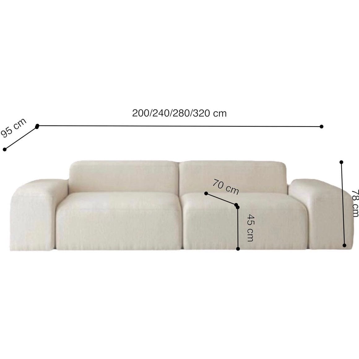 Home Atelier Vera Performance Boucle Sofa