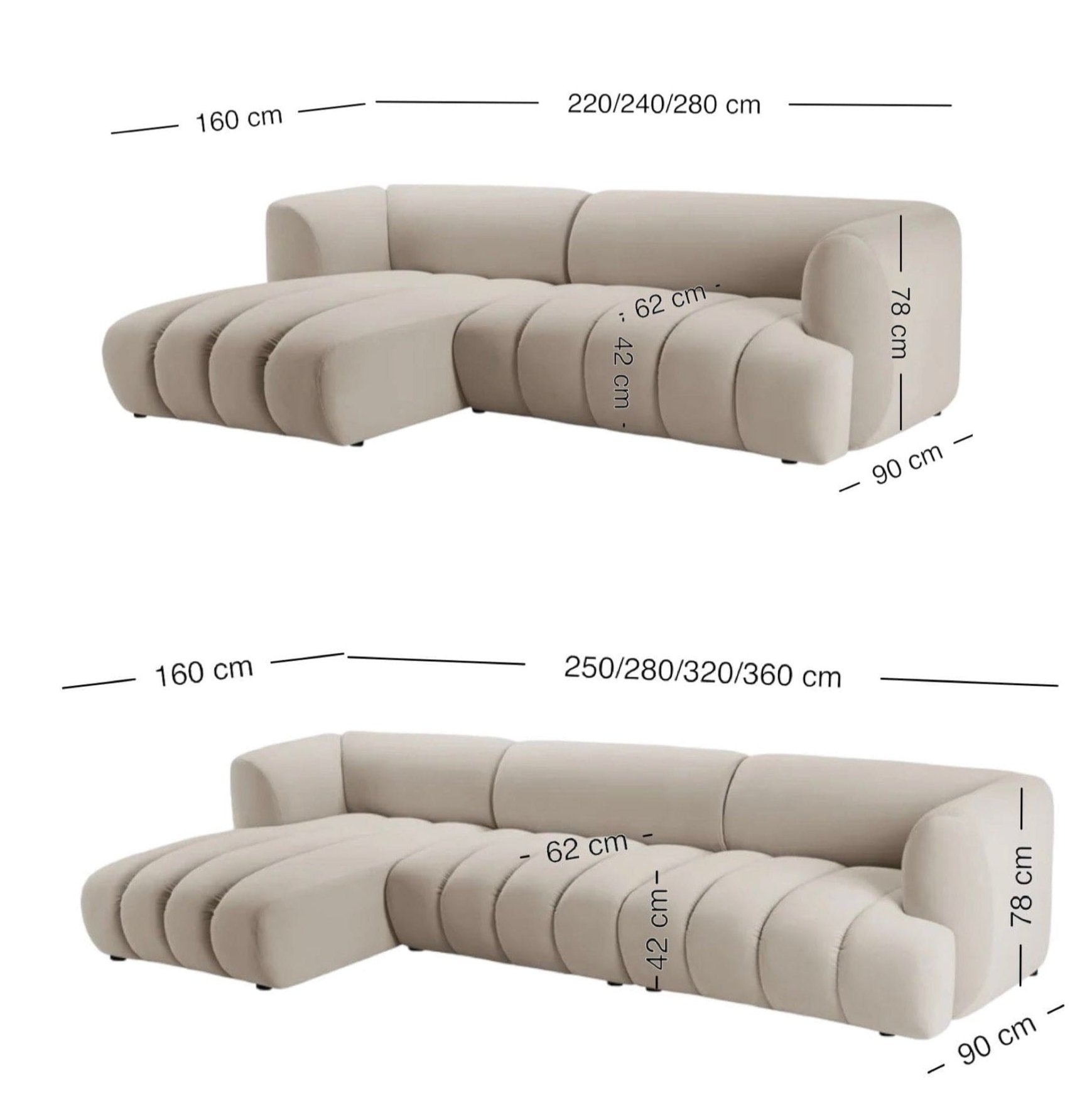 Home Atelier Vermont Curve Sofa