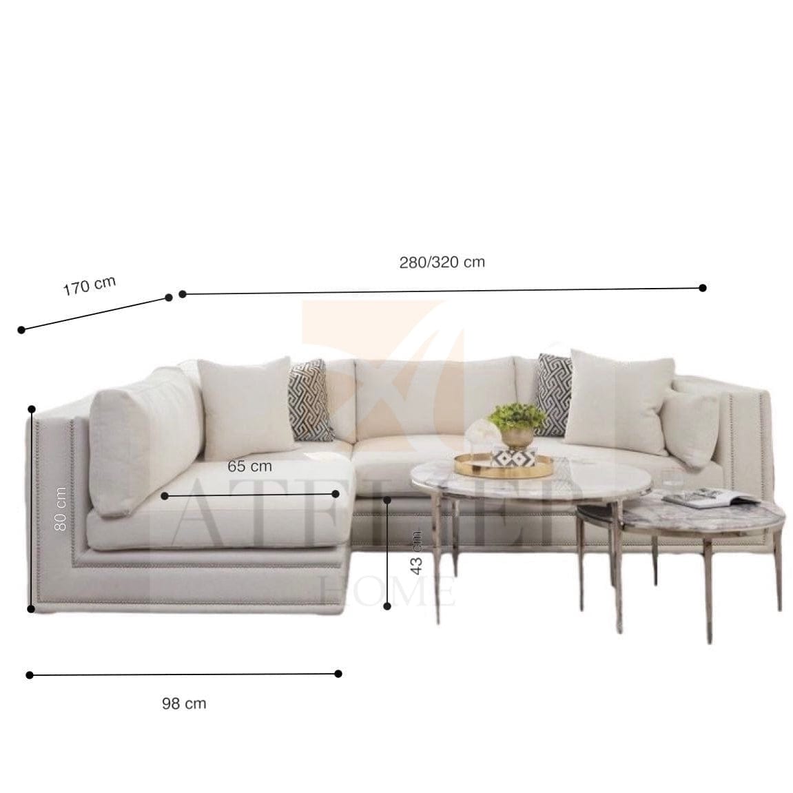 Home Atelier Victor Sectional Sofa