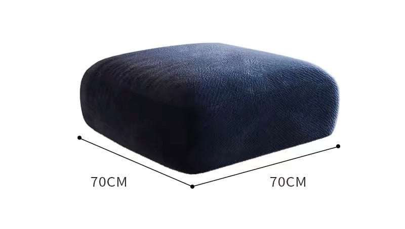 Home Atelier Water/Stain Repellent and Scratch Resistant Suede Fabric / Foot Rest/ L70 x W70cm / Cream Floria Scratch Resistant Adjustable Backrest Sofa