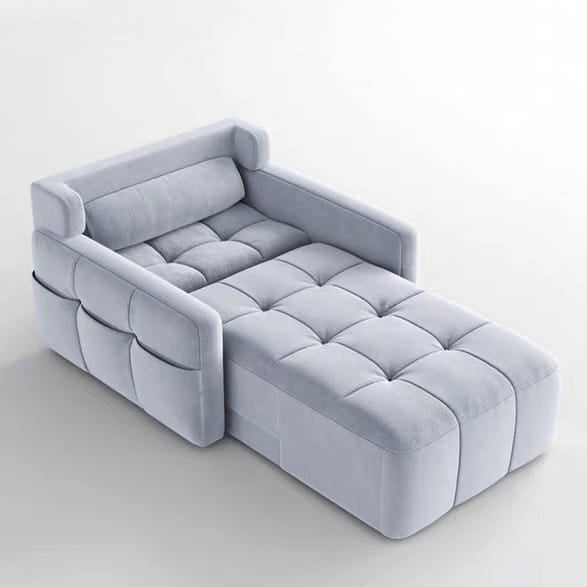 Home Atelier Water/Stain Repellent and Scratch Resistant Suede Fabric / L210 x W110 x H100 cm Raven Scratch Resistant Electric Recliner Lounge Sofa (Copy)