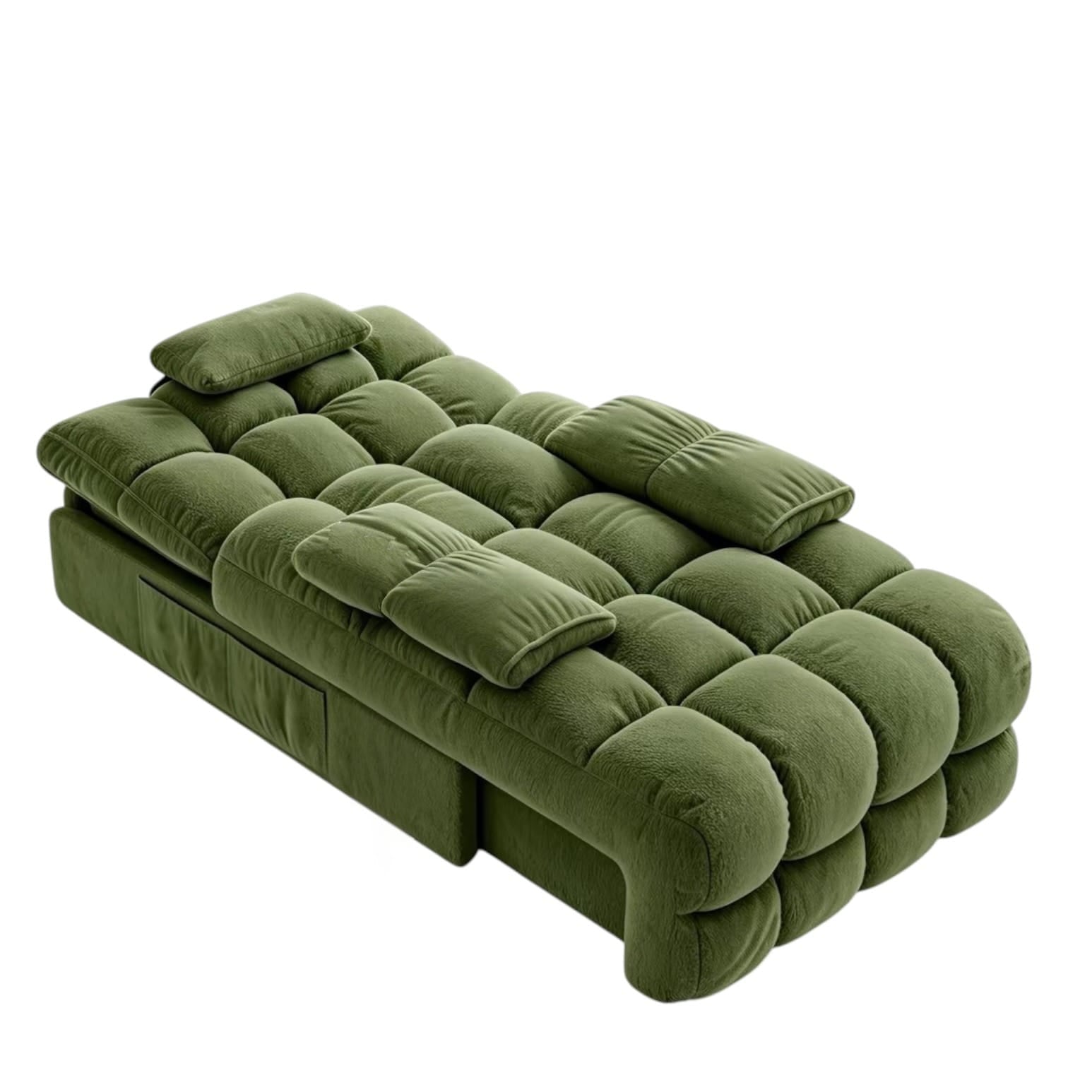 Home Atelier Water/Stain Repellent and Scratch Resistant Suede Fabric / L210 x W110 x H100 cm Tango Scratch Resistant Electric Recliner Lounge Sofa (Copy 2)