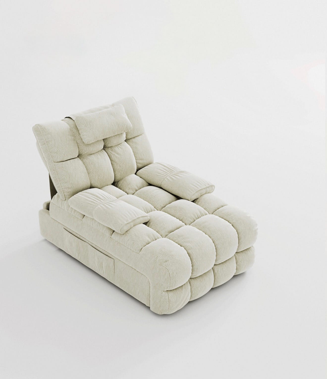 Home Atelier Water/Stain Repellent and Scratch Resistant Suede Fabric / L210 x W110 x H100 cm Tango Scratch Resistant Electric Recliner Lounge Sofa (Copy 2)