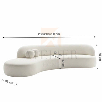 Home Atelier Weston Curve Sofa