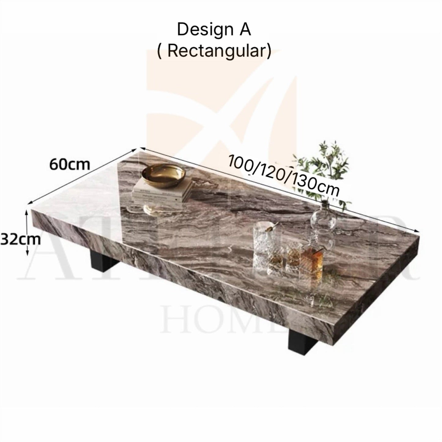 Home Atelier Wilmeria Sintered Stone Coffee Table