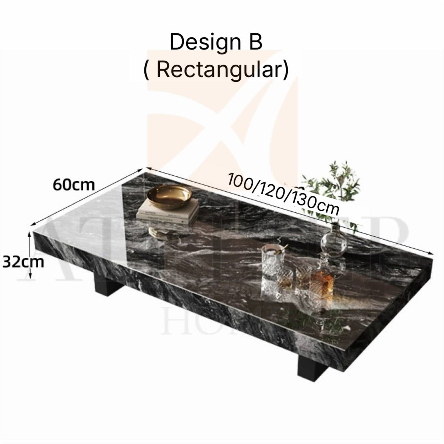Home Atelier Wilmeria Sintered Stone Coffee Table