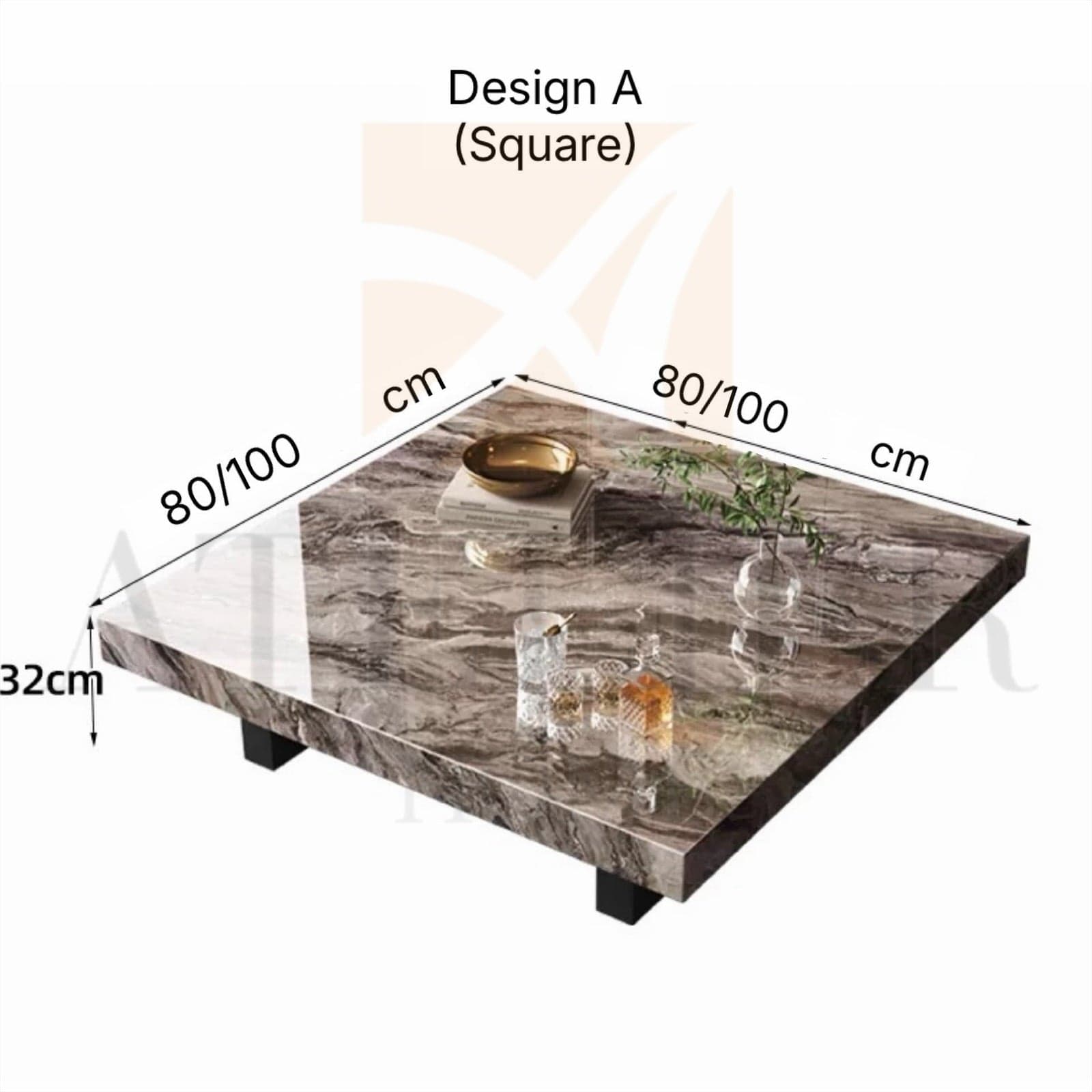 Home Atelier Wilmeria Sintered Stone Coffee Table