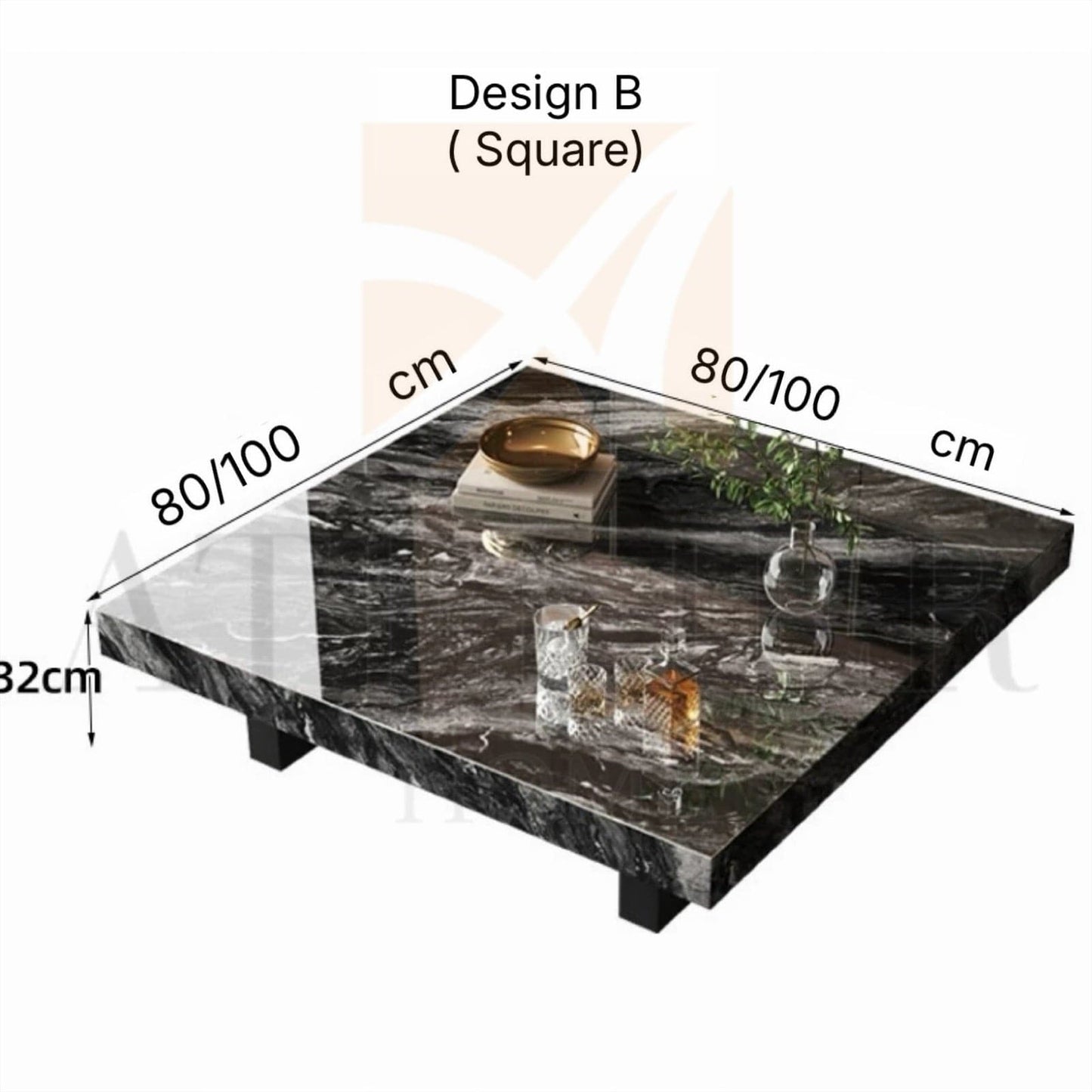 Home Atelier Wilmeria Sintered Stone Coffee Table