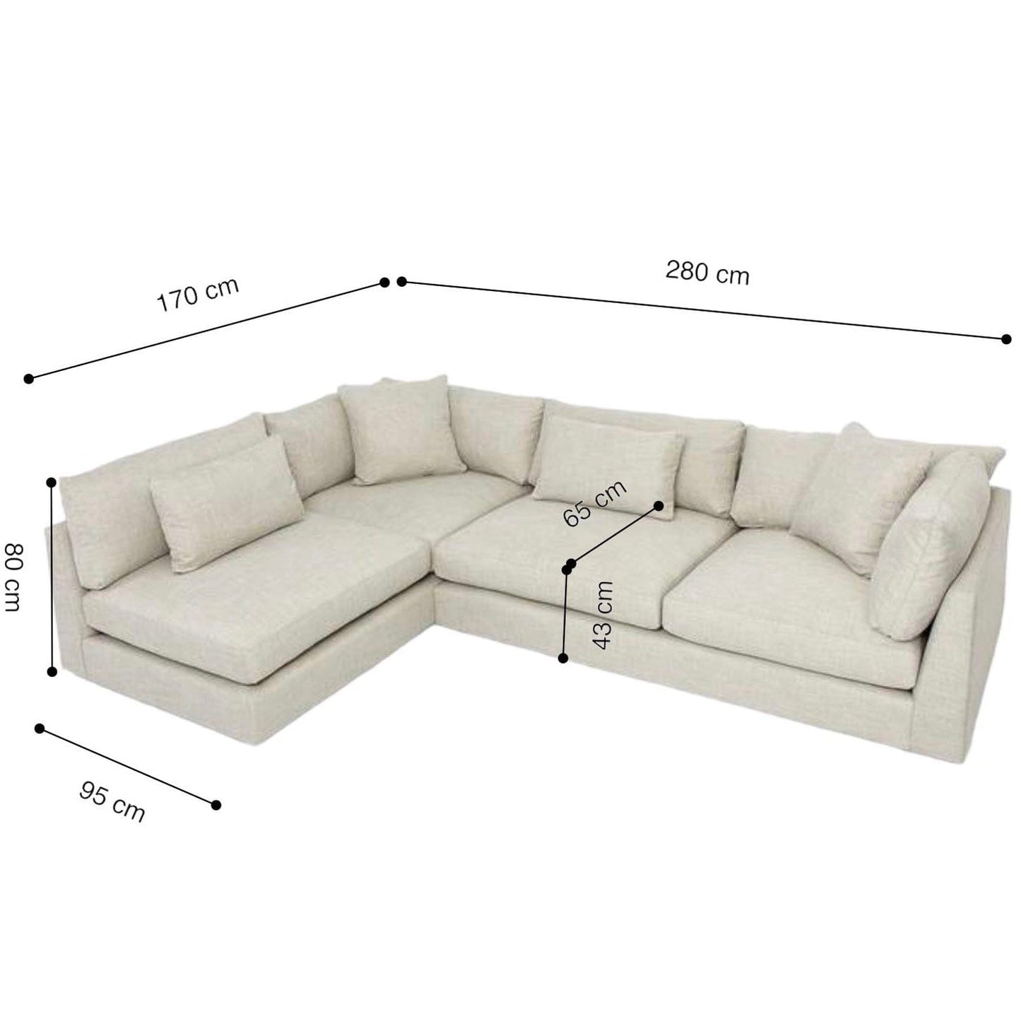 Home Atelier Winslet Sectional Sofa