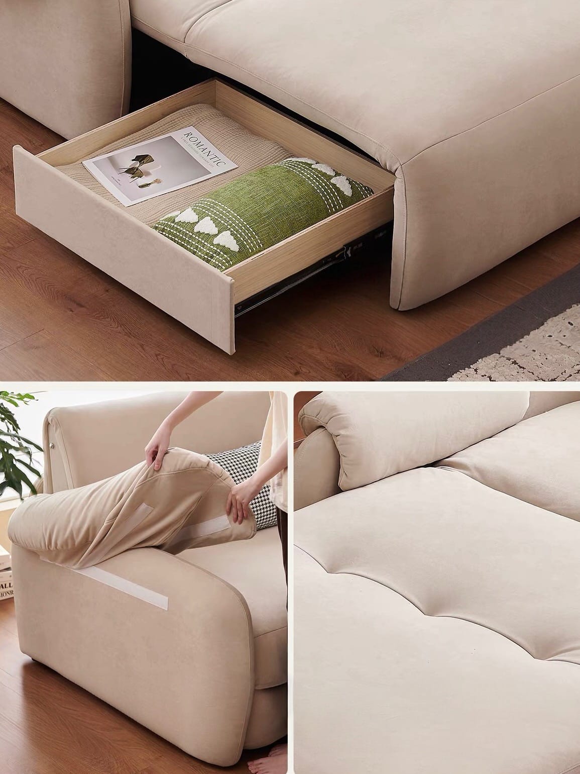 Home Atelier Winsley Scratch Resistant Electric Extendable Sofa Bed (Copy 2)