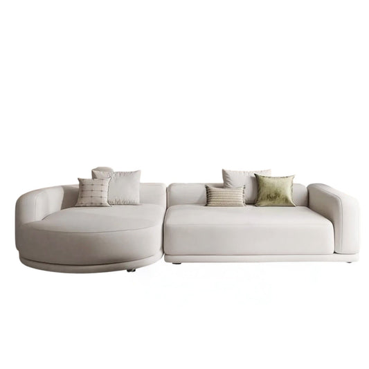 Home Atelier Wiston Designer Sectional Round Chaise Sofa (Copy)