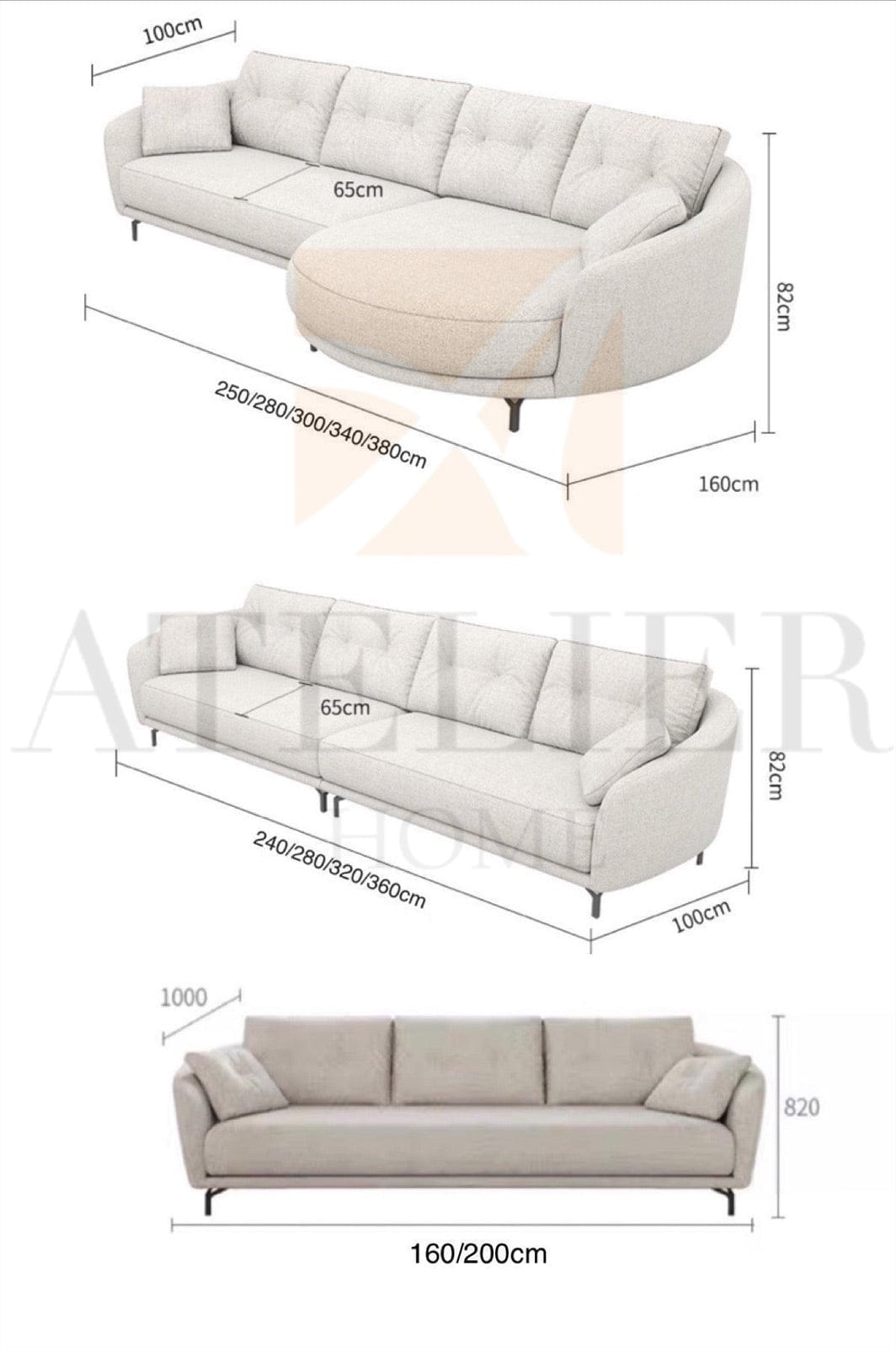 Home Atelier Yuna Sofa