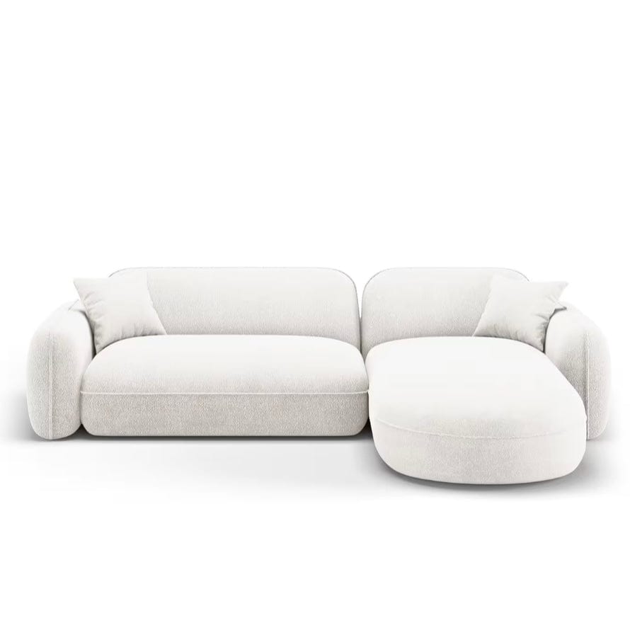 Yuri Scratch Yuri Boucle Sectional Curve Chaise Sofa – Home Atelier