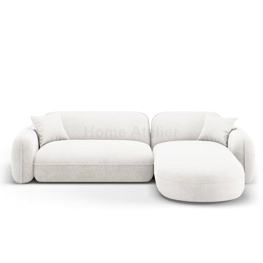 Home Atelier Yuri Scratch Resistant Sectional Curve Chaise Sofa
