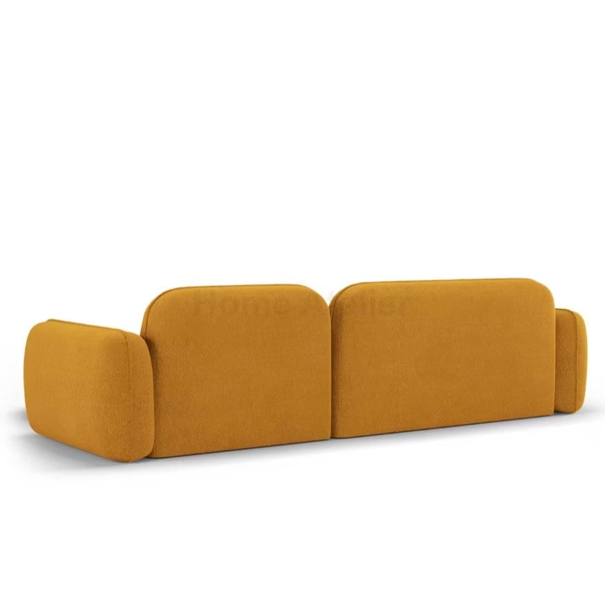 Home Atelier Yuri Scratch Resistant Sectional Curve Chaise Sofa