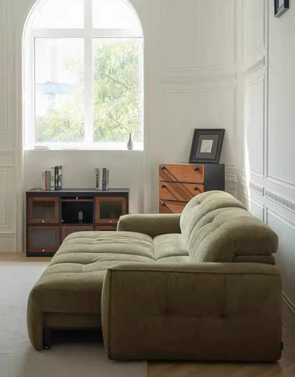 Home Atelier Zaika Scratch Resistant Electric Extendable Sofa Bed