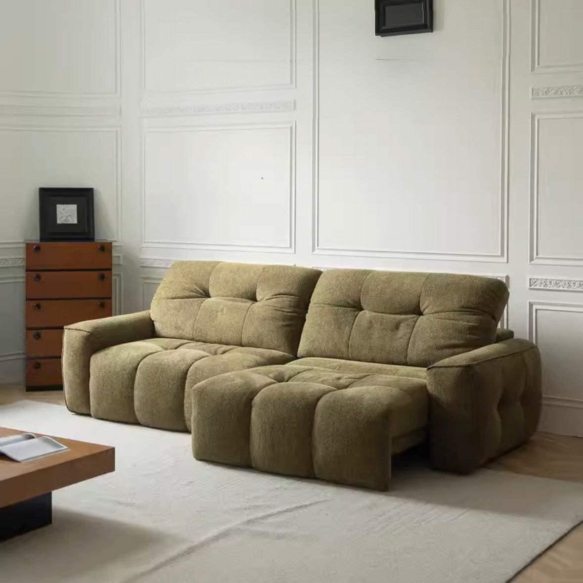 Home Atelier Zaika Scratch Resistant Electric Extendable Sofa Bed