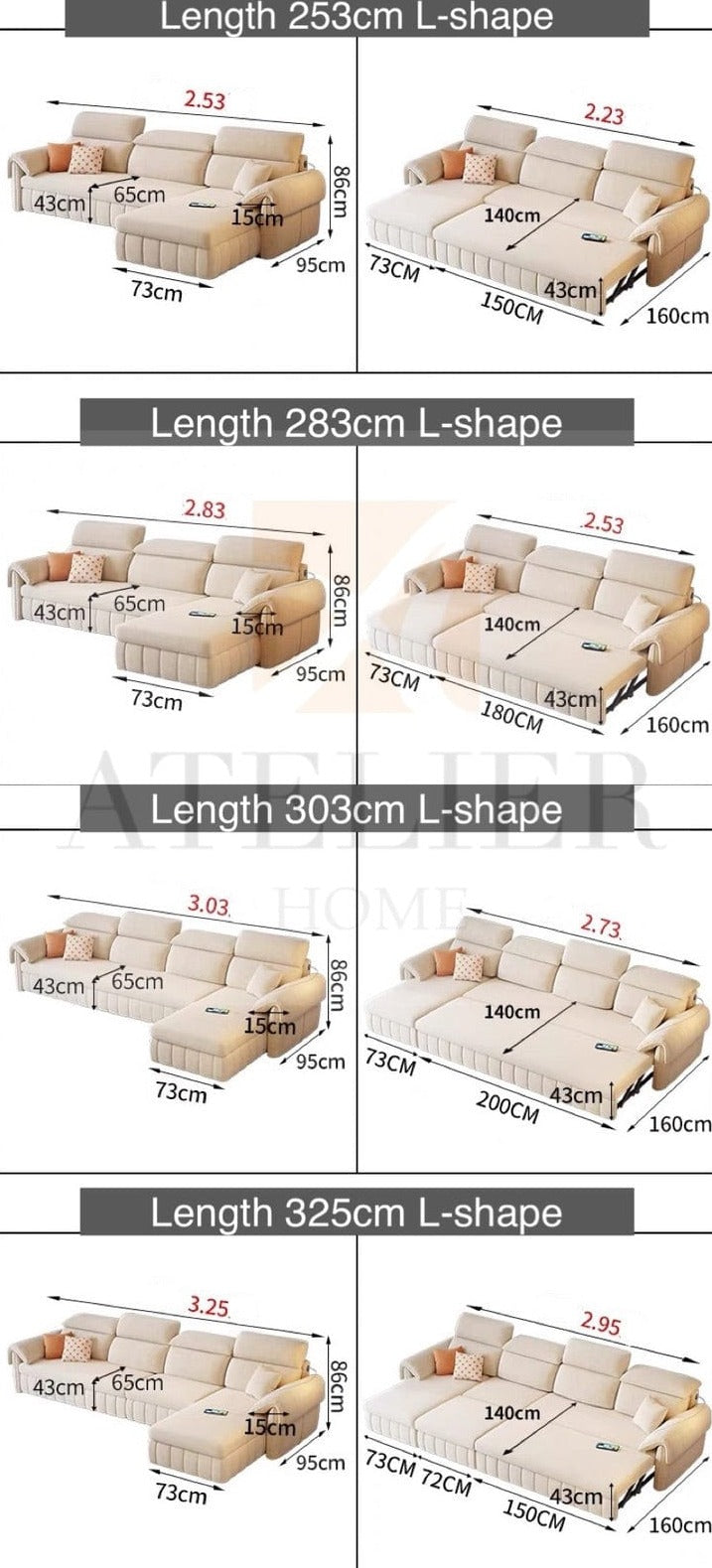 Home Atelier Zoe Sofa Bed