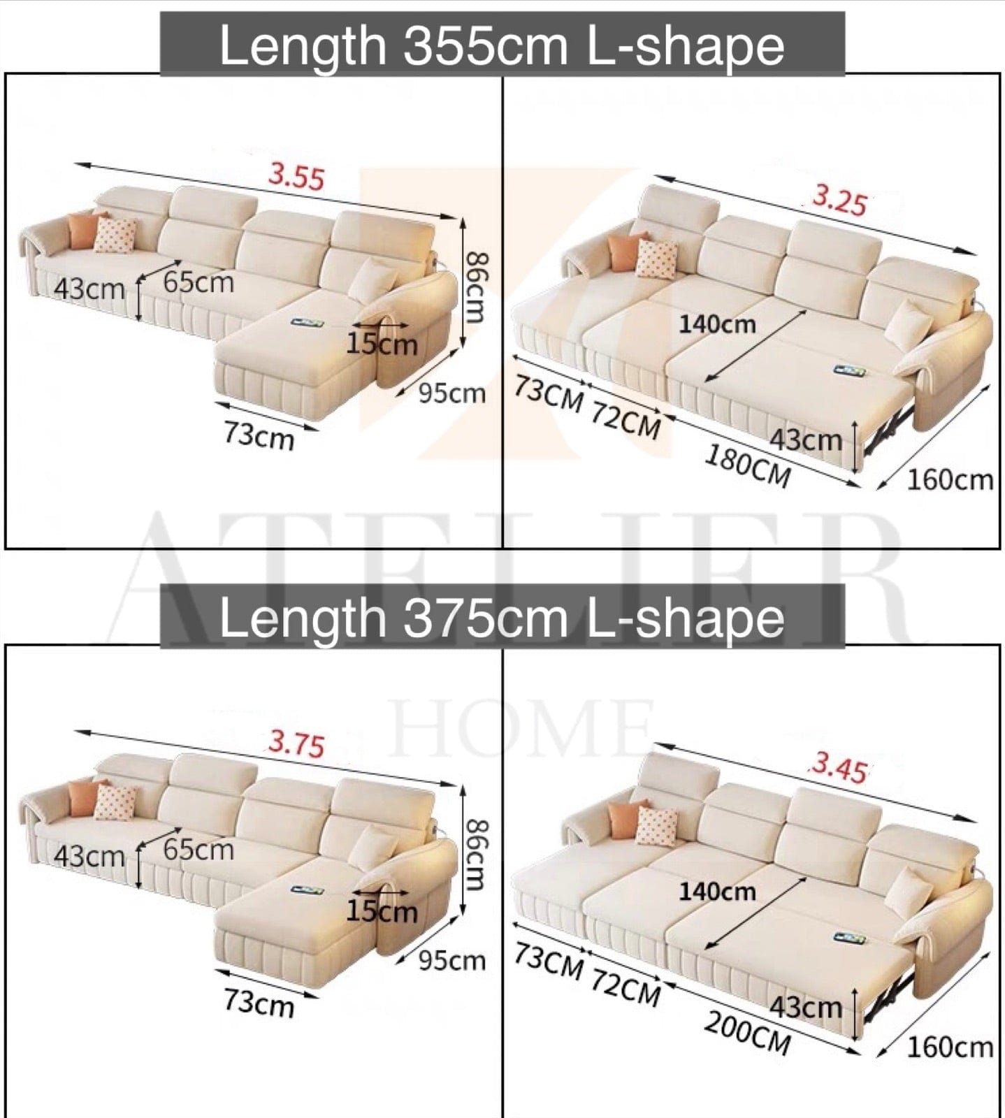 Home Atelier Zoe Sofa Bed