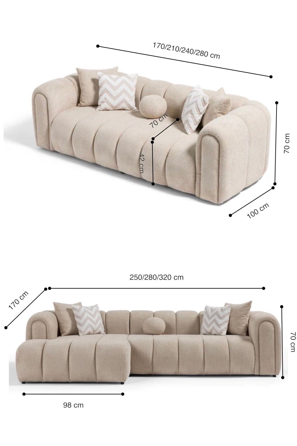 Home Atelier Zuric Sectional Sofa