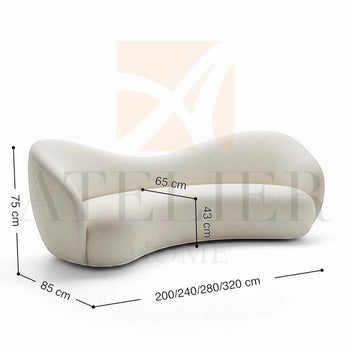 homeworkz Bellismo Curve Sofa
