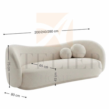 homeworkz Holten Curve Sofa