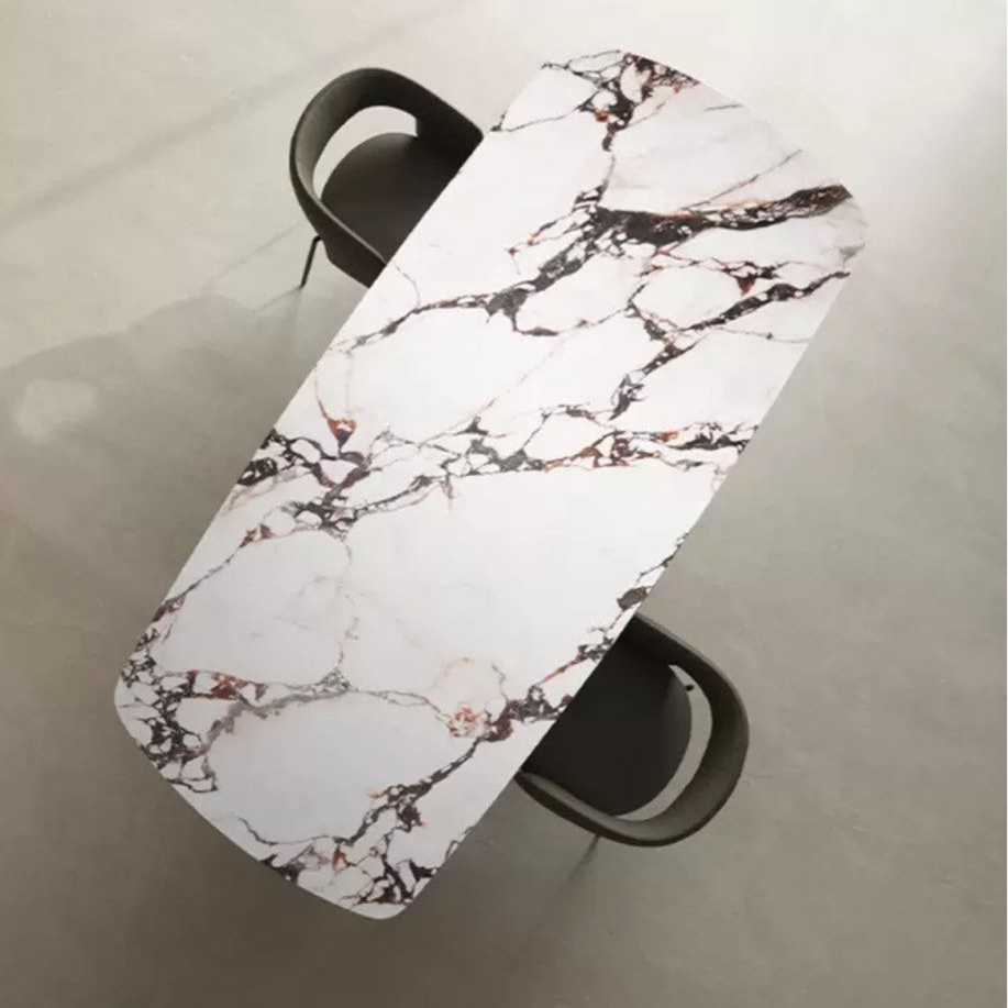 OLIVETTE Modern Sintered Stone Dining Table