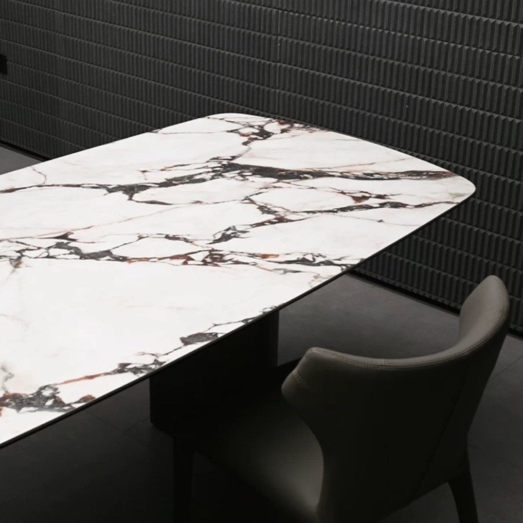 OLIVETTE Modern Sintered Stone Dining Table